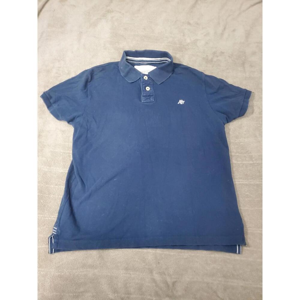 Aeropostale Men's Classic Navy Blue Polo Shirt XL